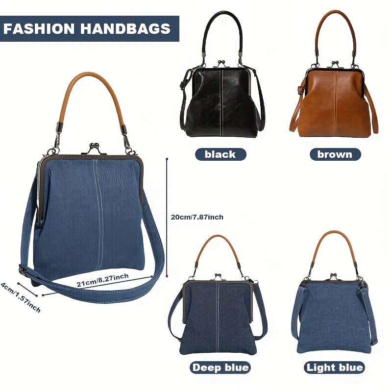 Kehlani Denim Crossbody Bag