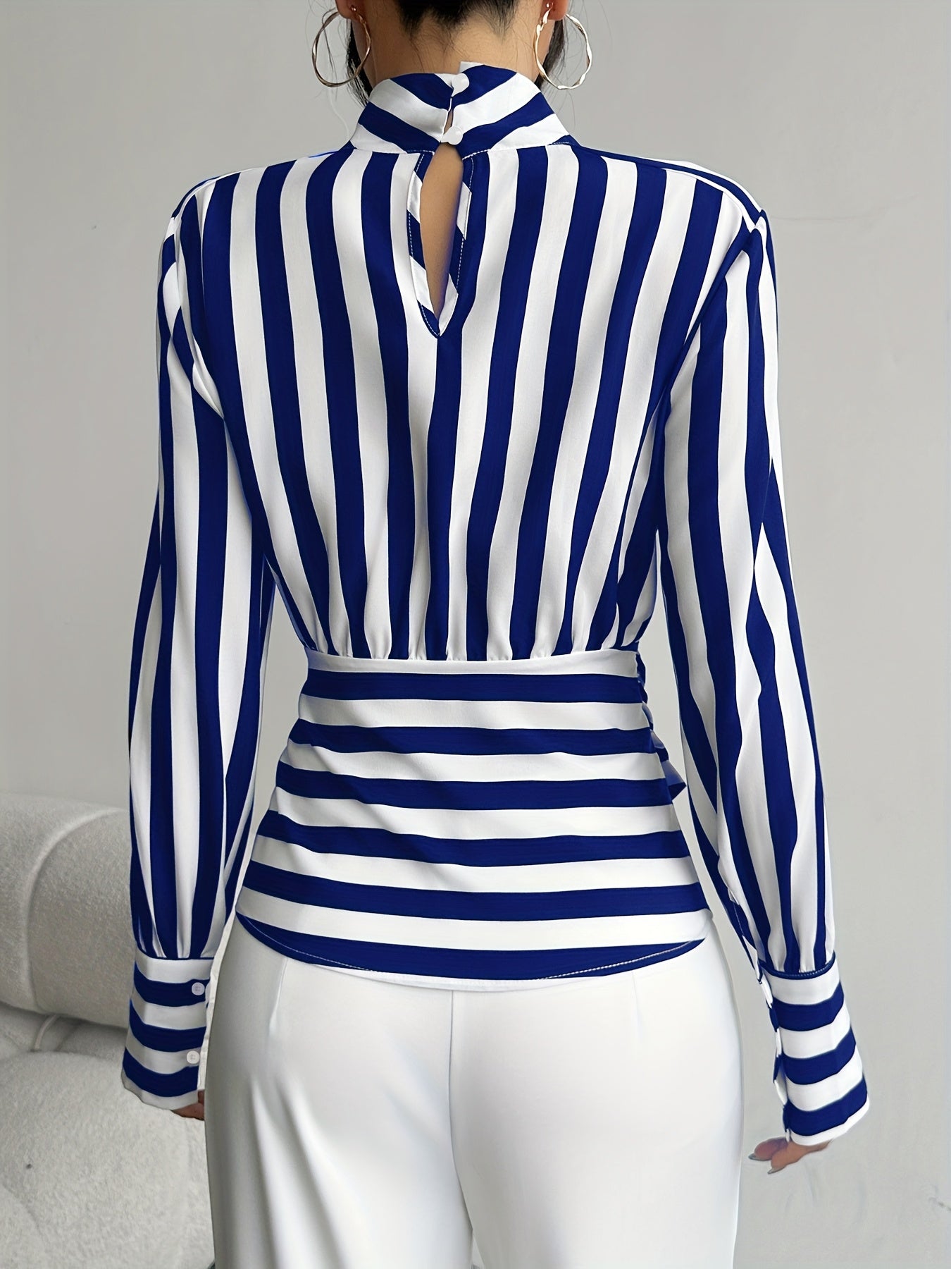 Georgia High Neck Blouse
