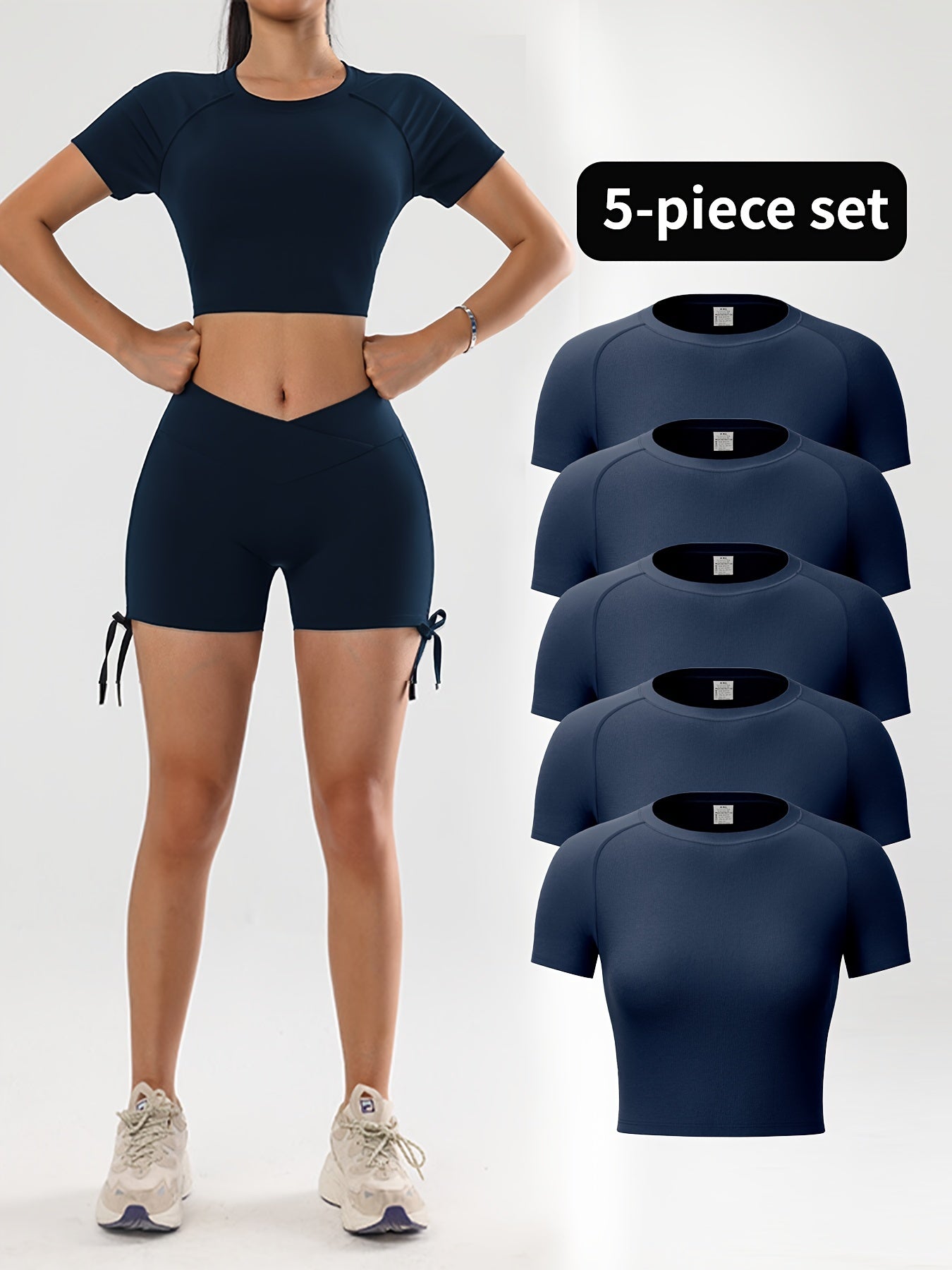 5pcs Chichy4 Crop Top