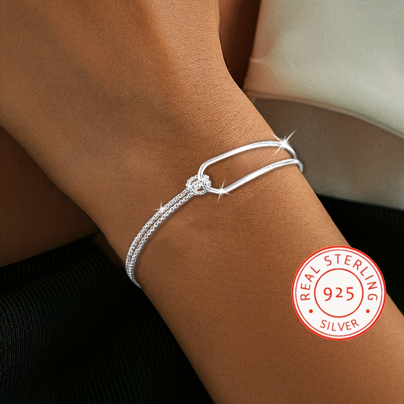geometric collage bracelet