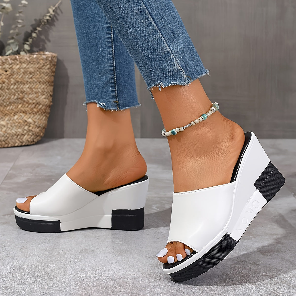 Olfat4 Wedge Sandals