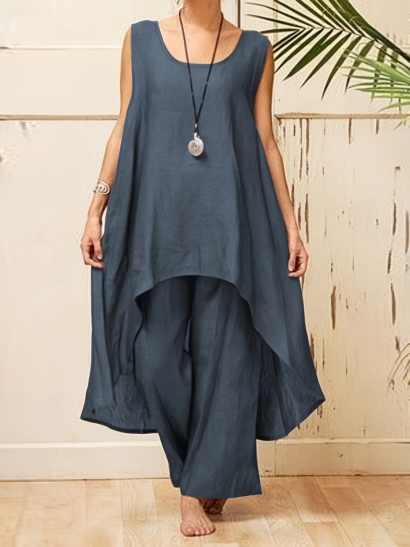 Danae Elegant Polyester Ensemble