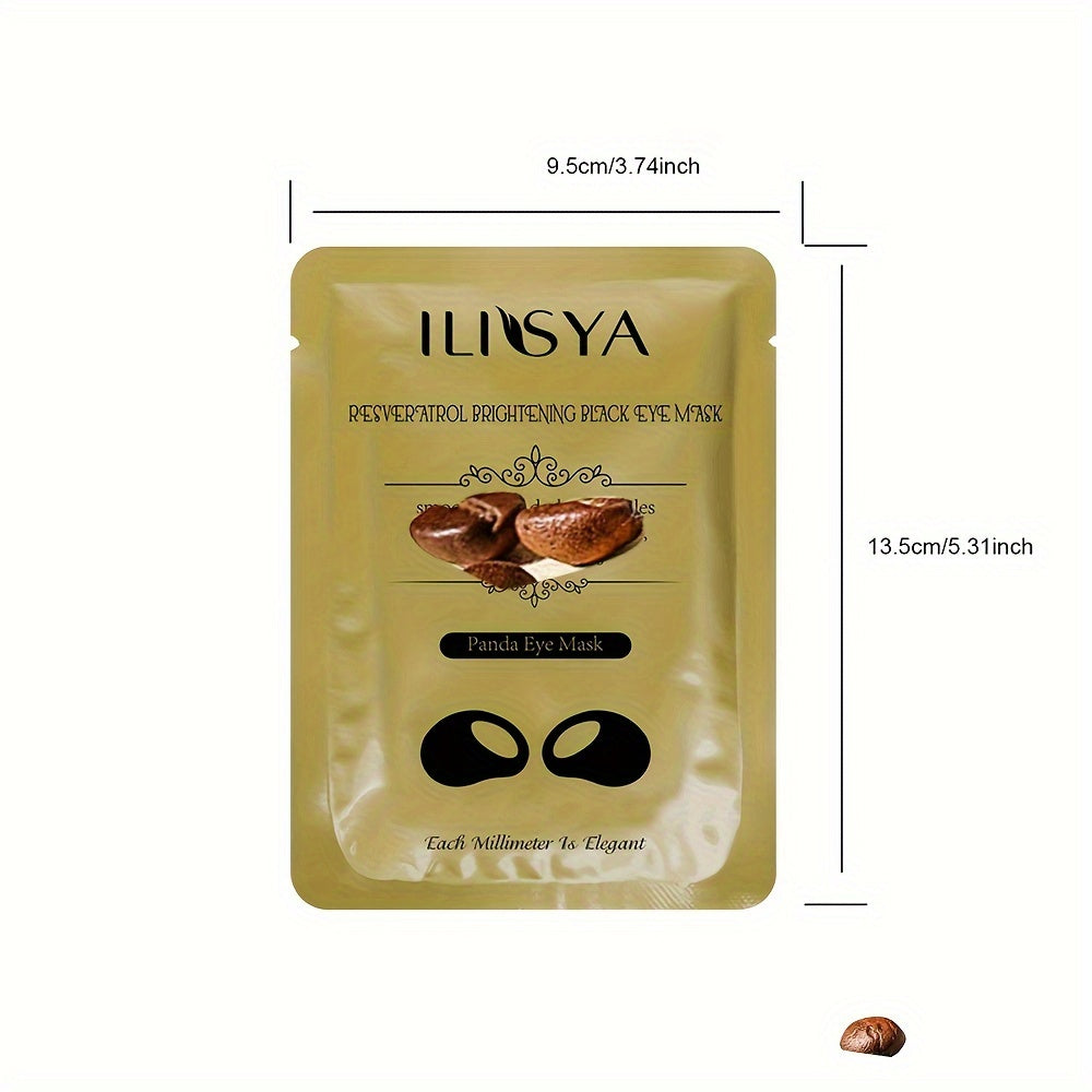 ILISYA Resveratrol & Nicotinamide Black Mud Eye Patches