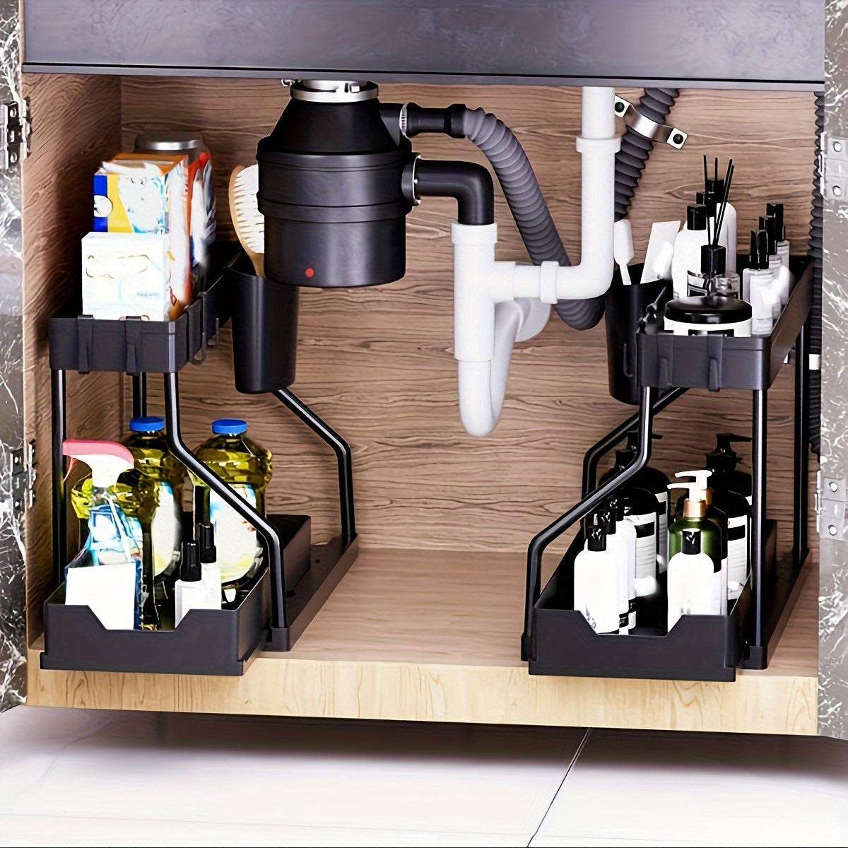 2-Tier Pull-Out Storage Organizer