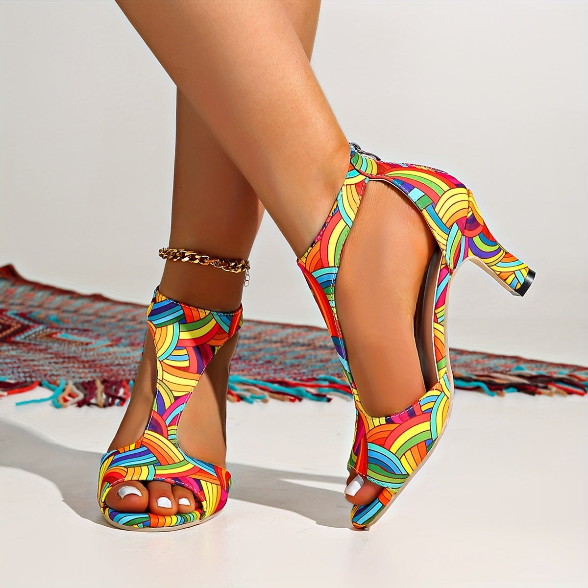 Lilli7 Peep-Toe Sandals
