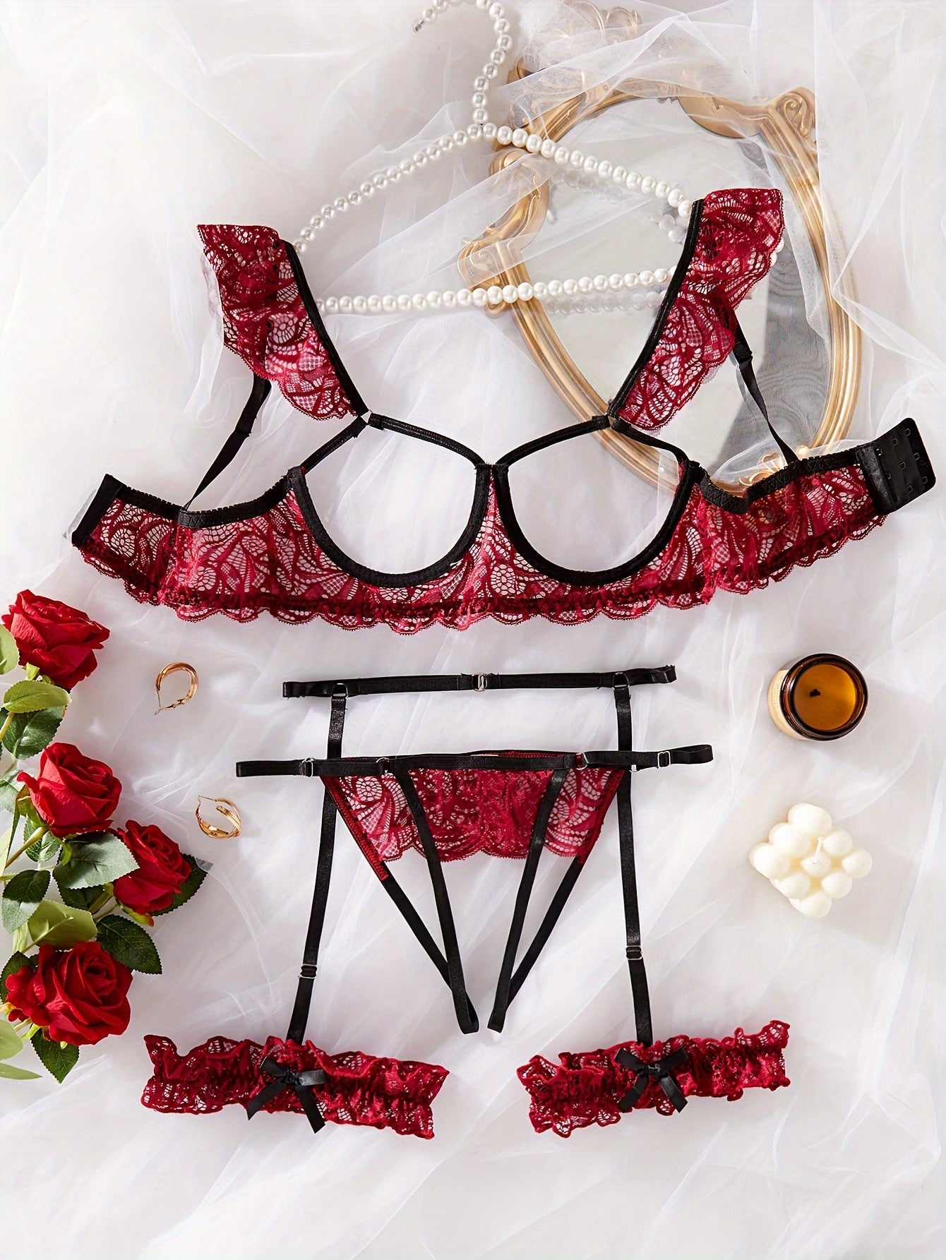 Monro Sexy Lingerie Set