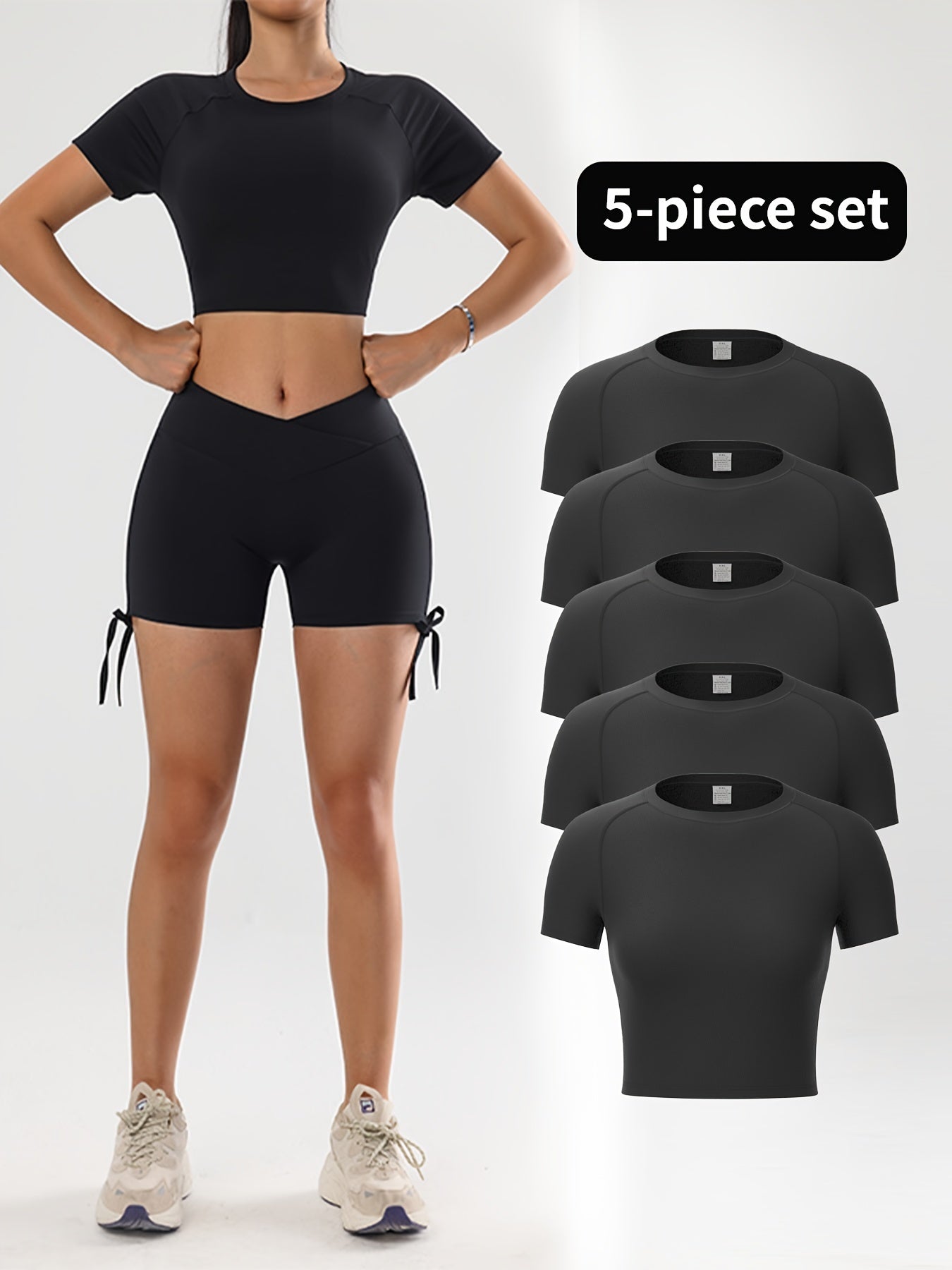 5pcs Chichy4 Crop Top
