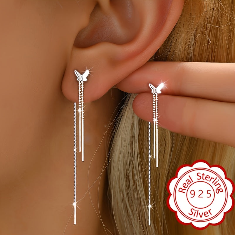 Butterfly Tassel Earrings