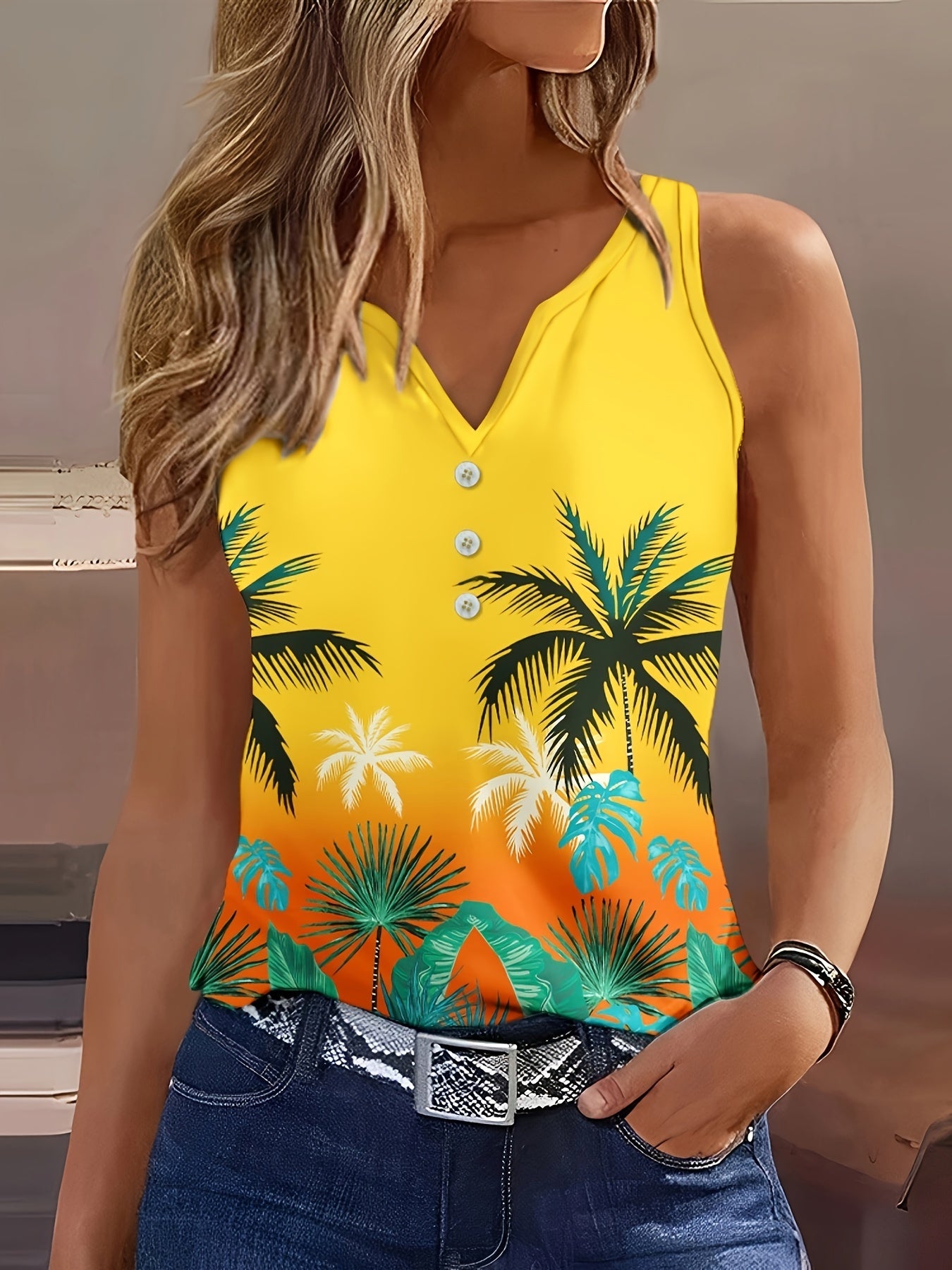 Leah Sleeveless Tank Top