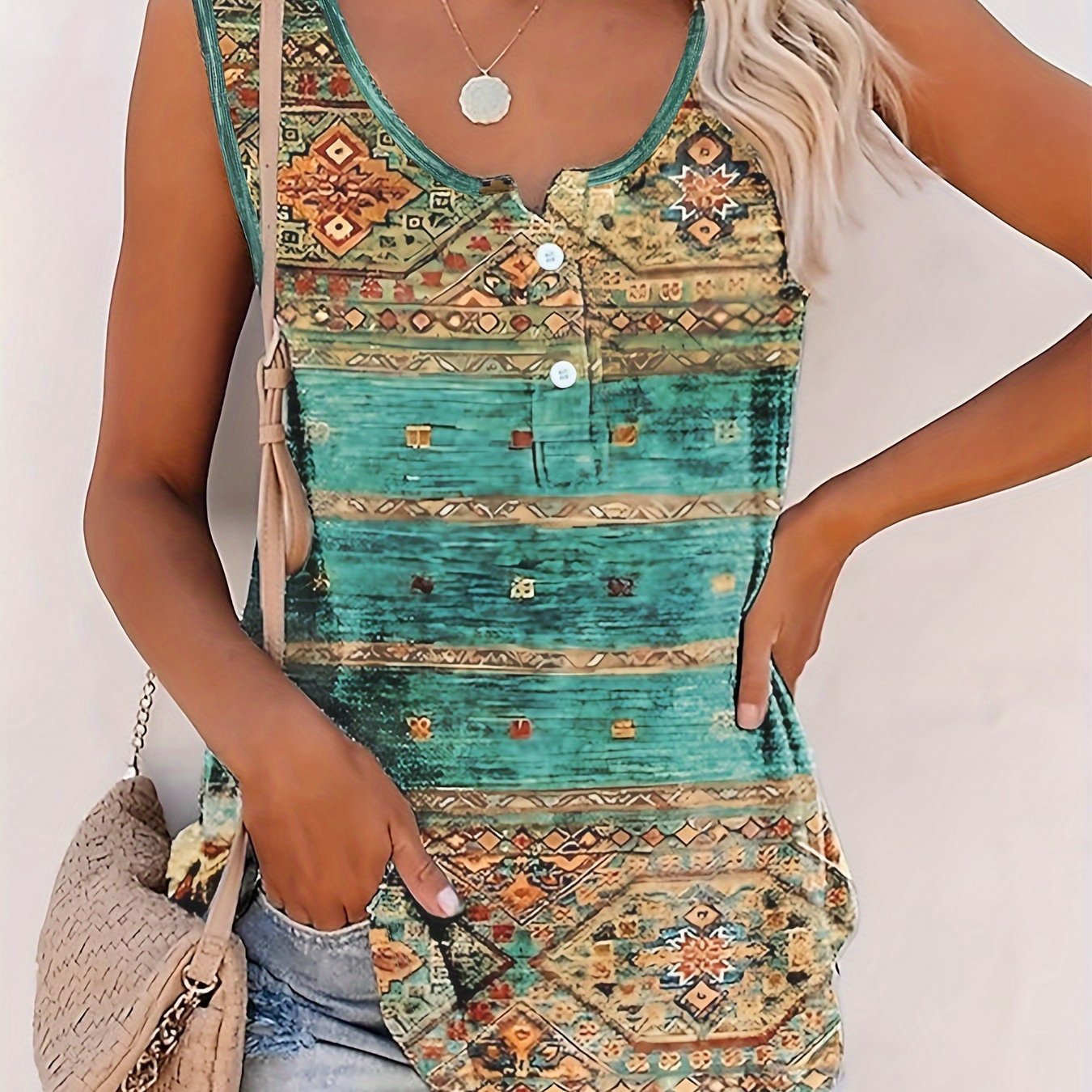 Madelyn2 V-Neck Tank Top