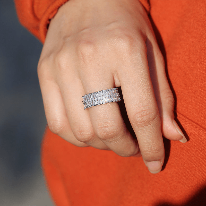 Samiha Drop-shaped Zirconia Ring