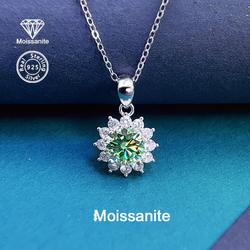 Kinsley Moissanite Snowflake Pendant Necklace