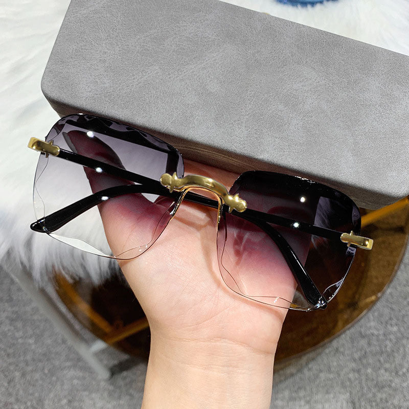 Eliana Frameless Edge-cut Glasses