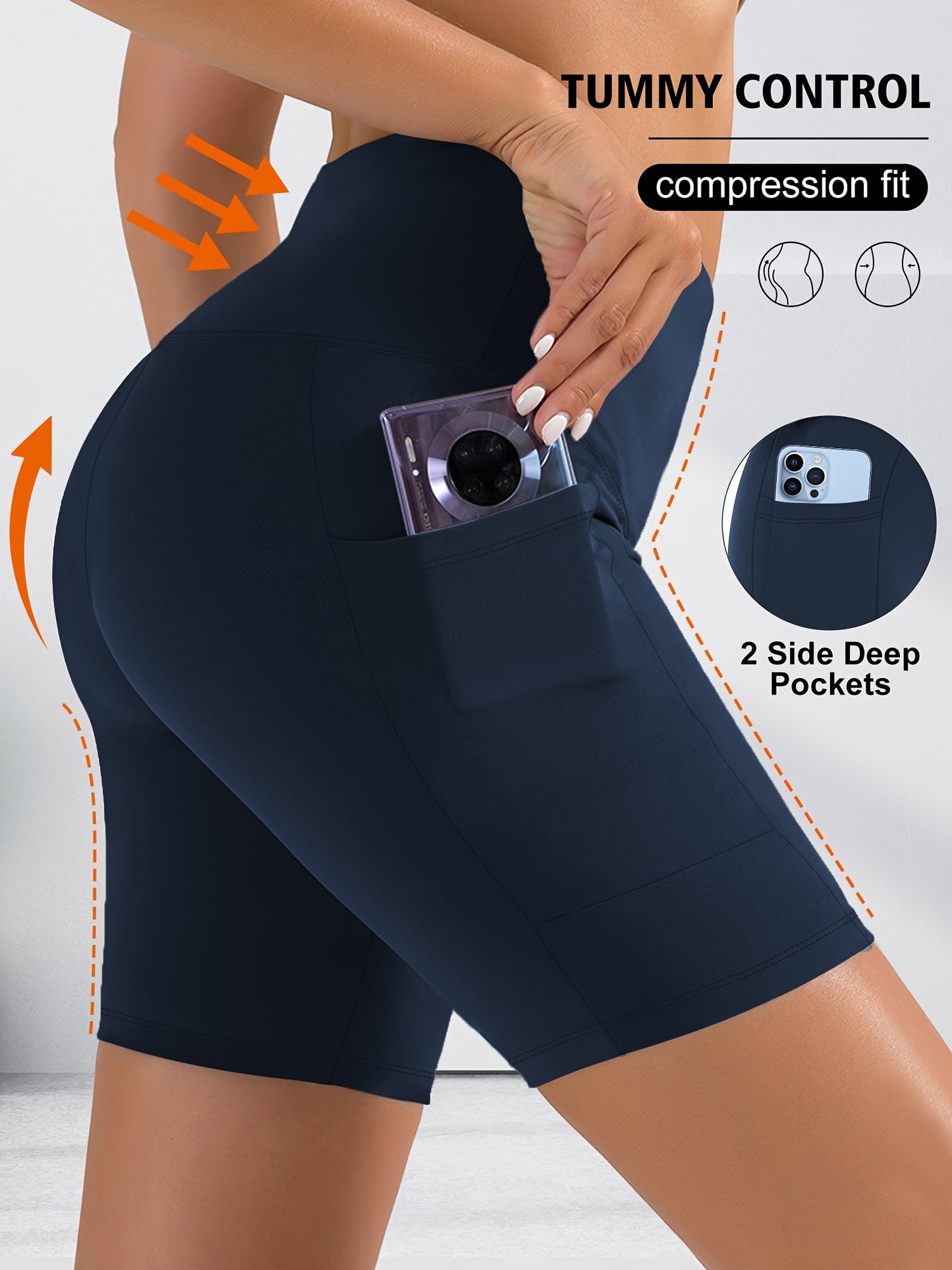 Spyridosa 4pcs Yoga Shorts