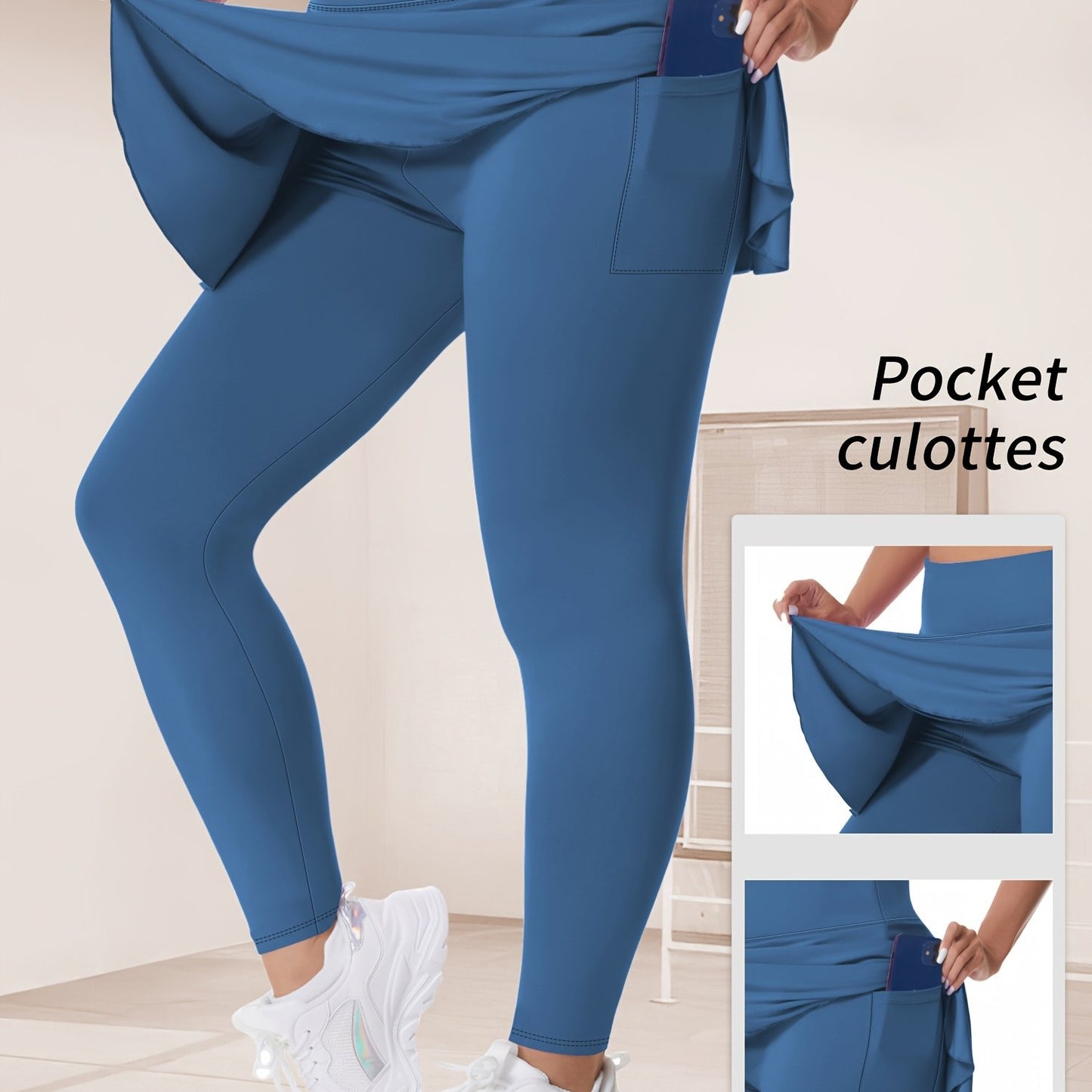 Thalia2 Skirted Running Yoga Leggings