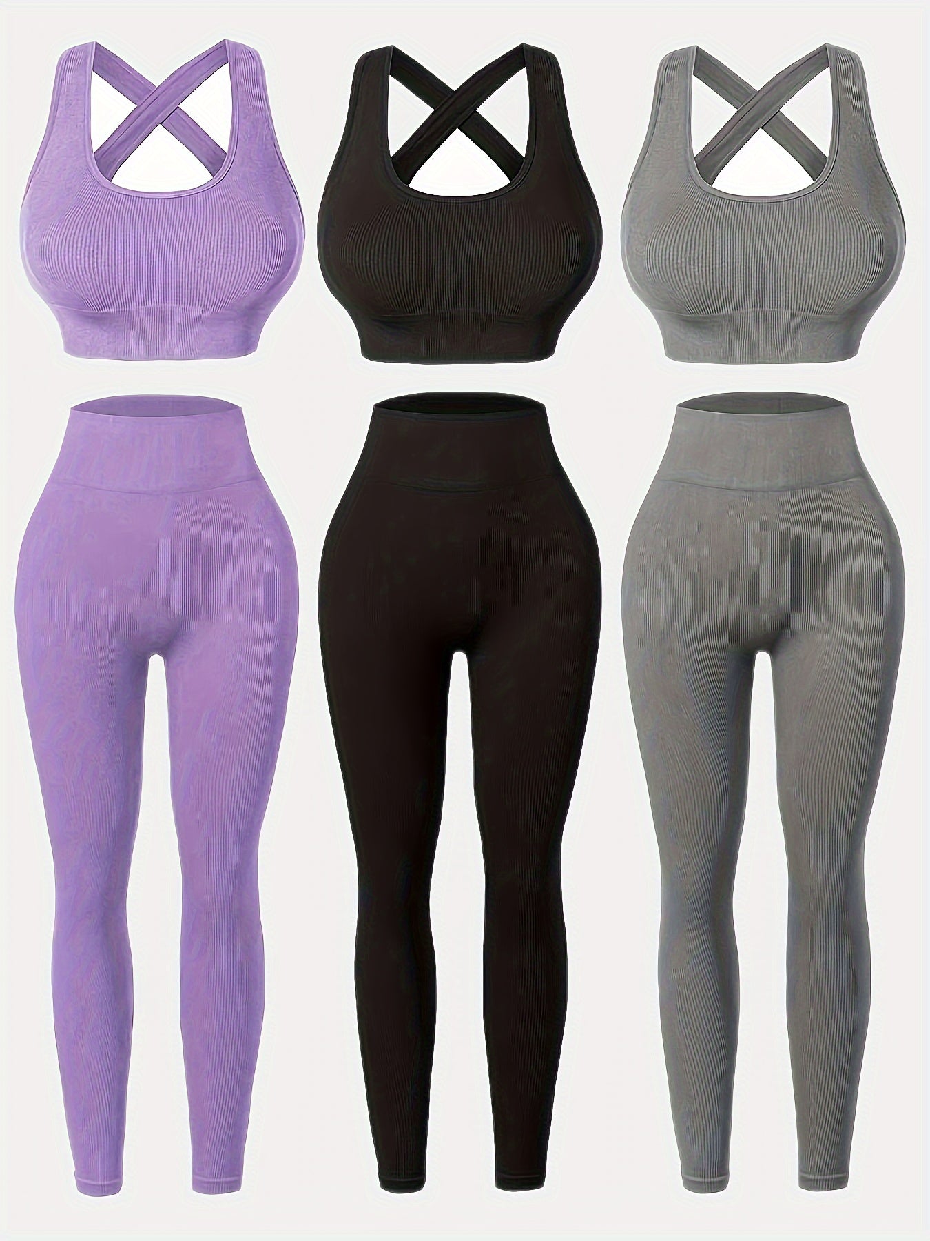 3pack Ithaca Yoga Leggings Set