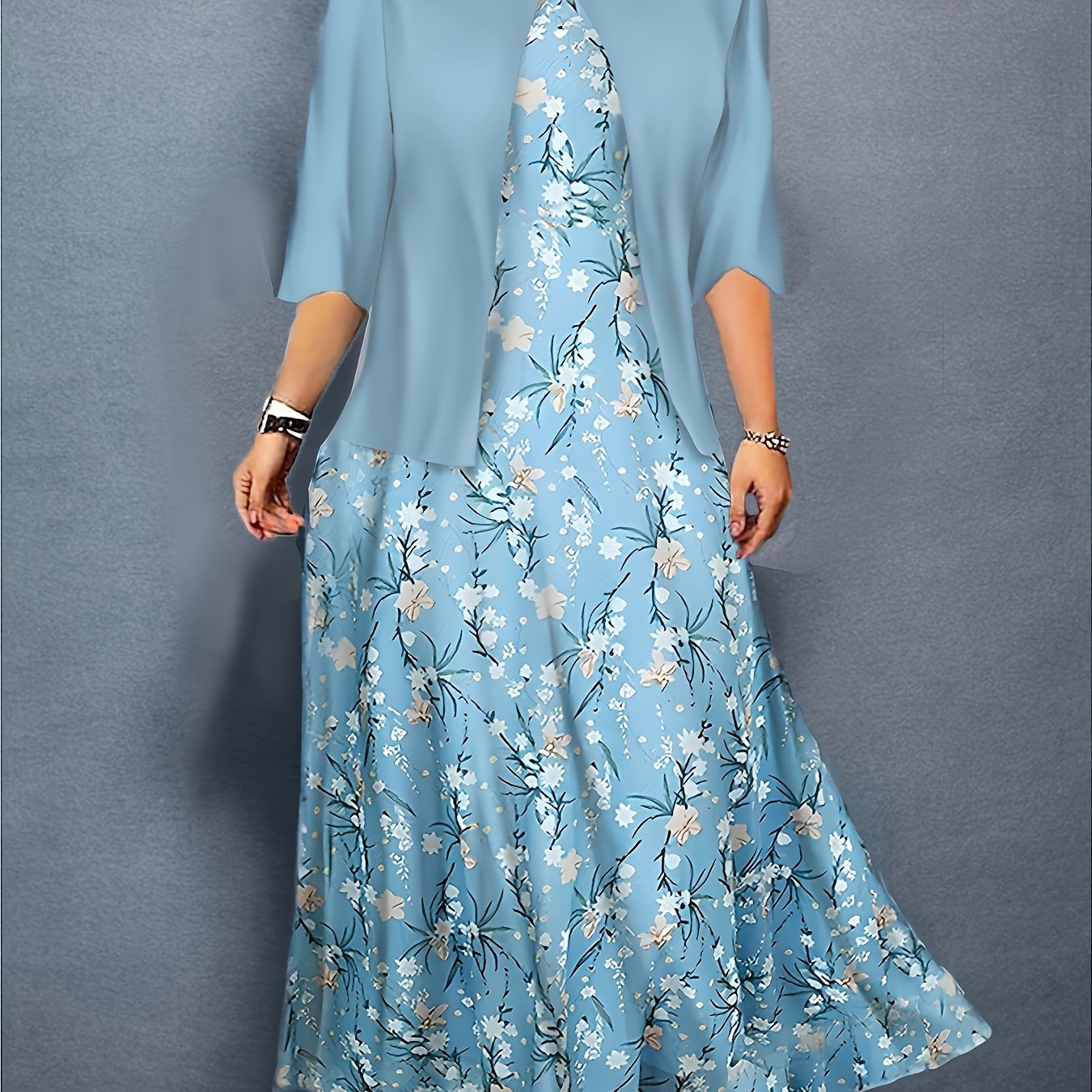 Evangelia Floral Print Dress