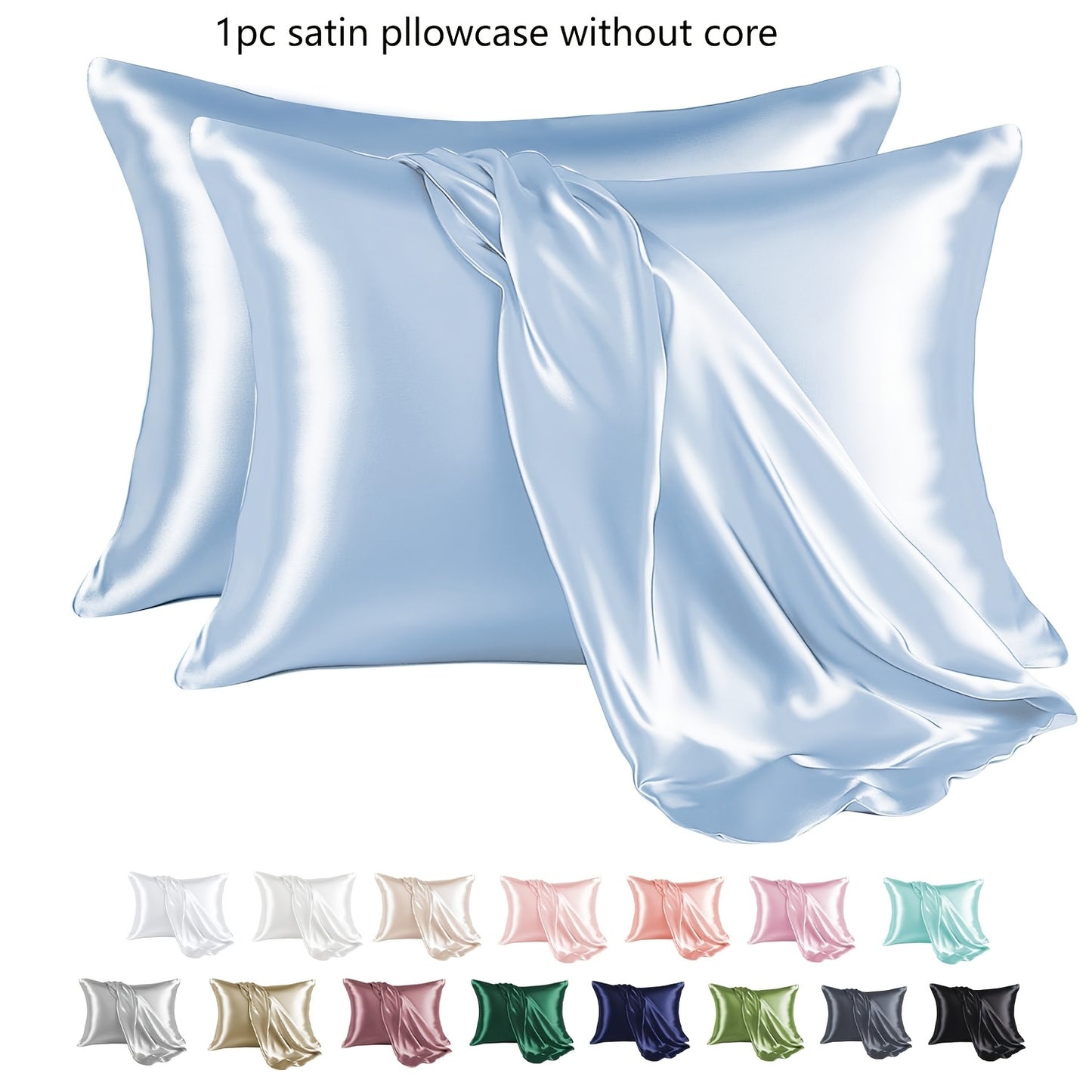 Luxurious Soft 1pc Satin Pillowcase