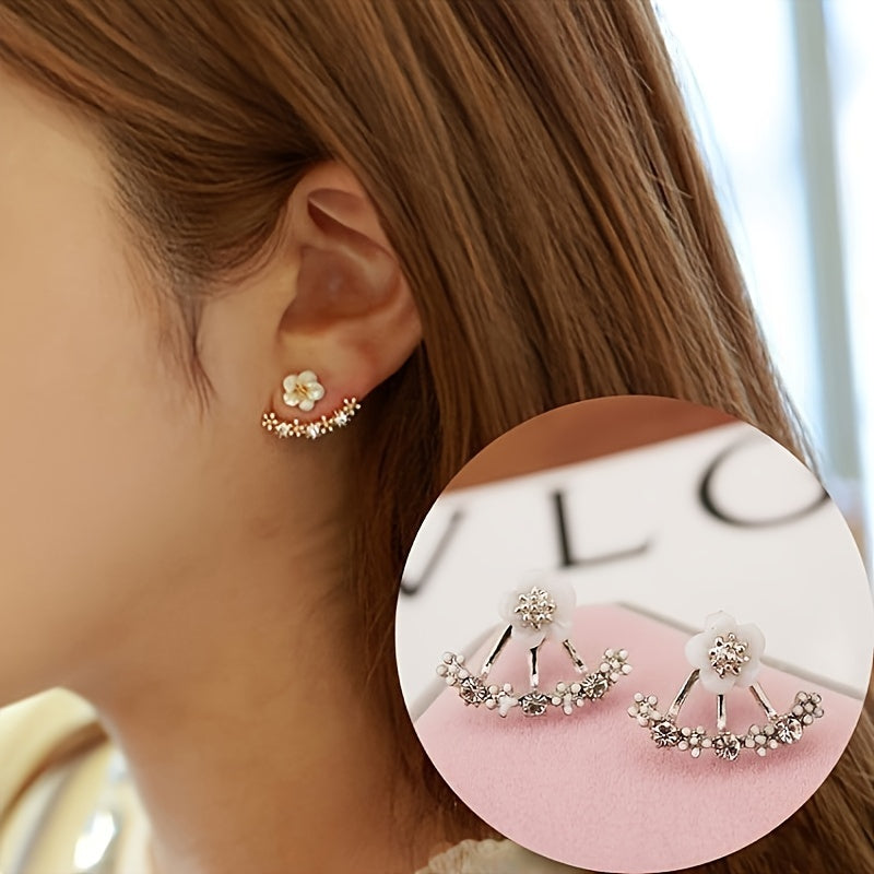 Nayera2 Elegant Daisy Earrings
