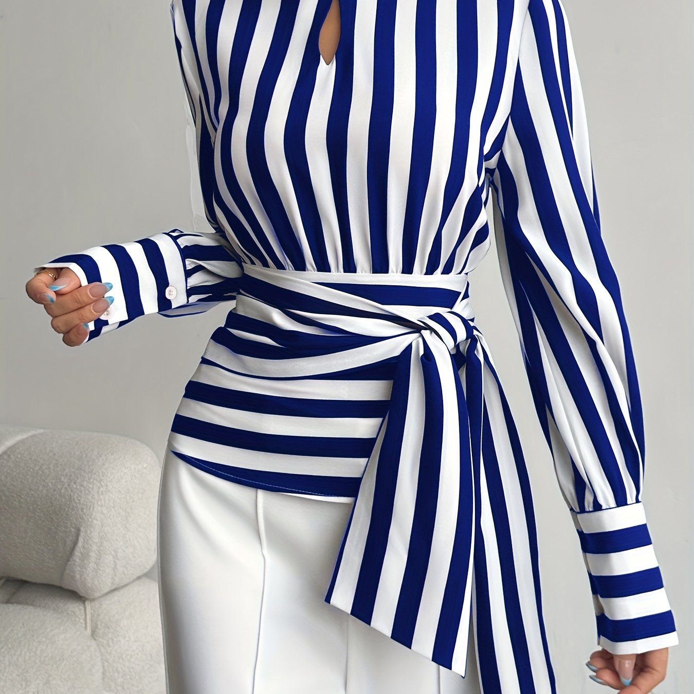 Georgia High Neck Blouse