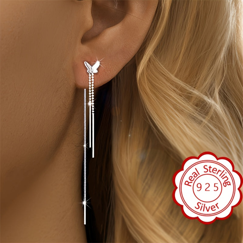 Butterfly Tassel Earrings