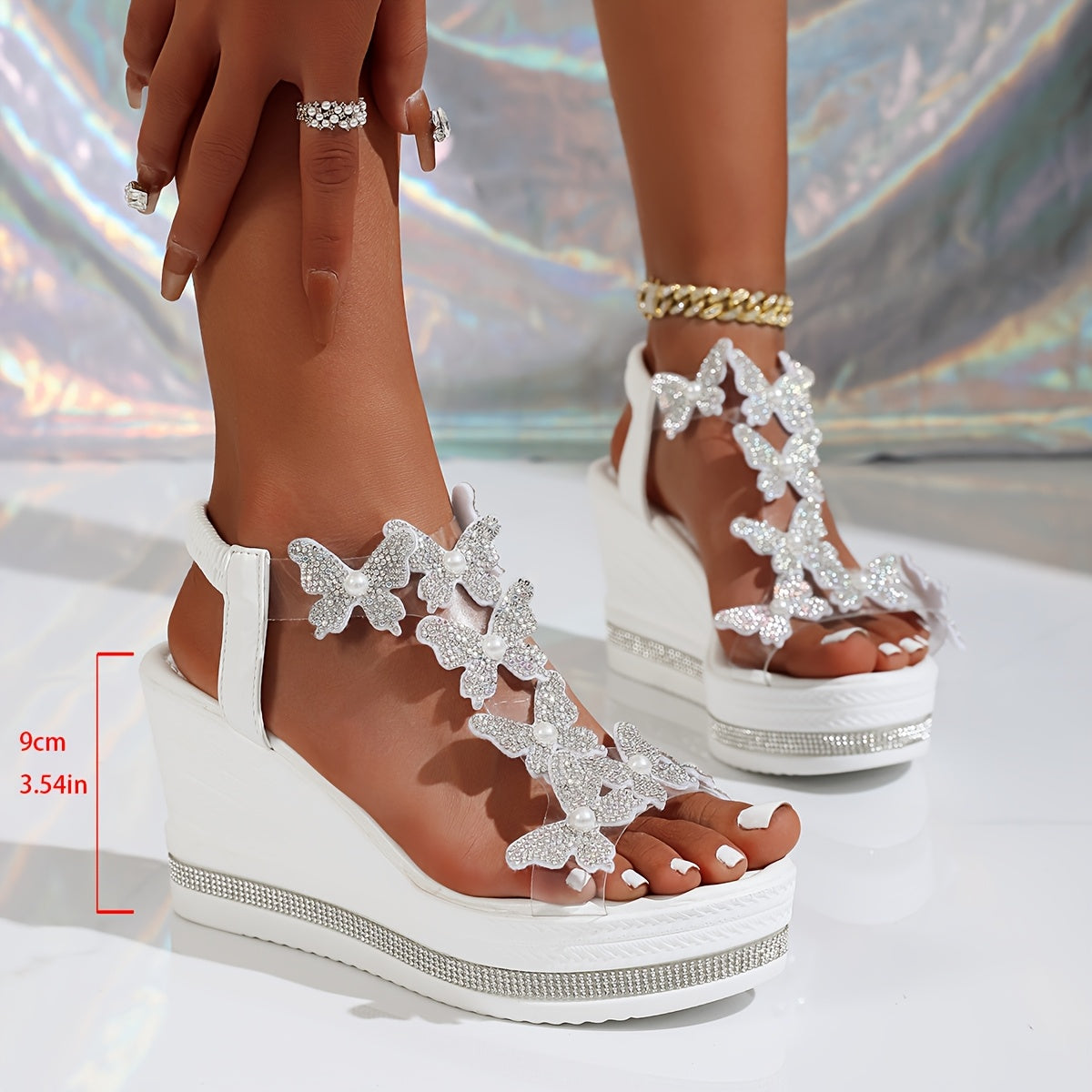 Xanthe Wedge Sandals