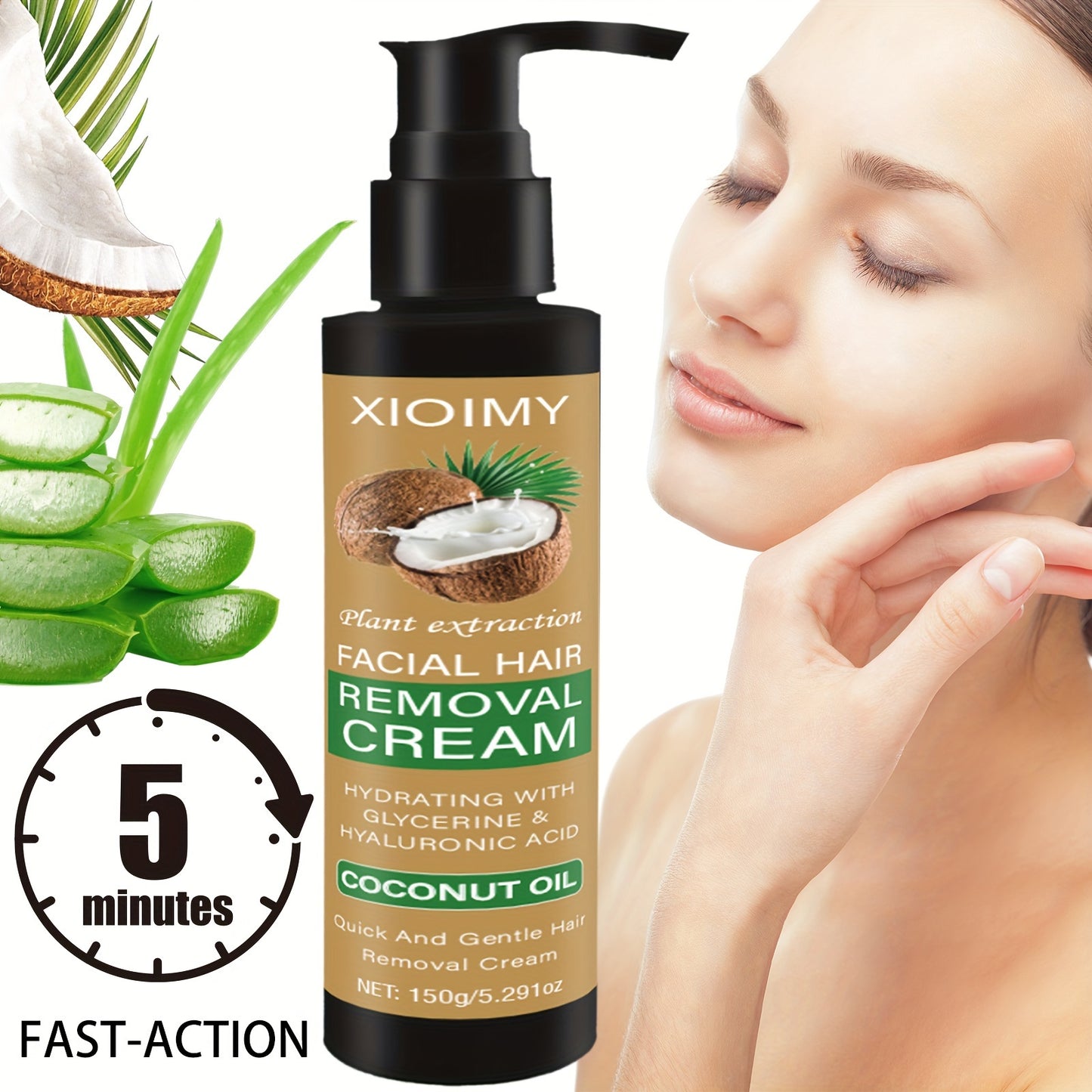 Coconut Powerful Hair Removal Cream