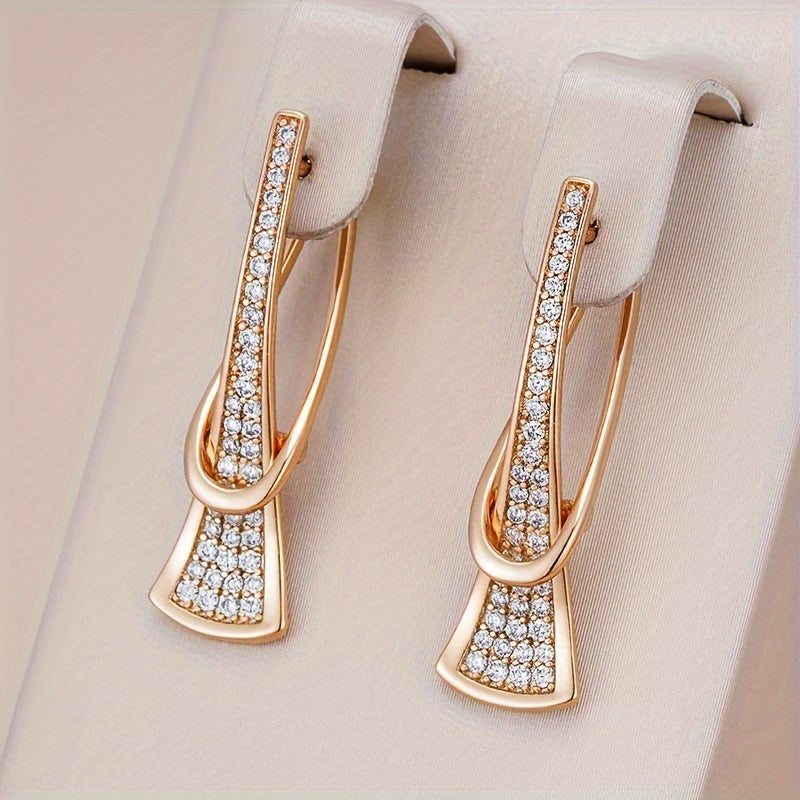 Faten Zirconia Dangle Earrings