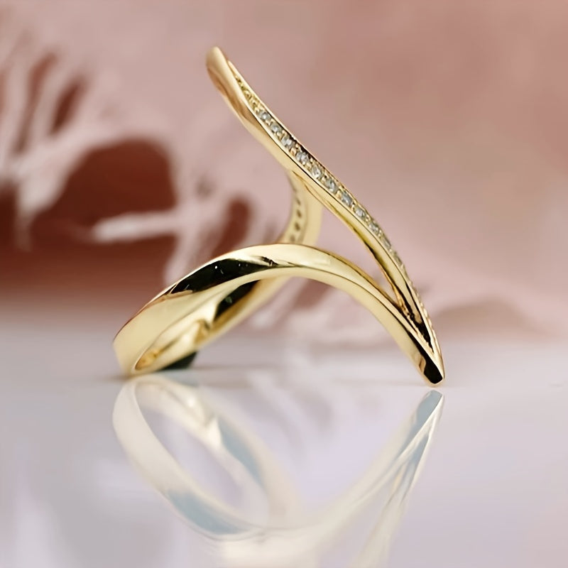 Nevaeh 18K Gold-Plated Ring