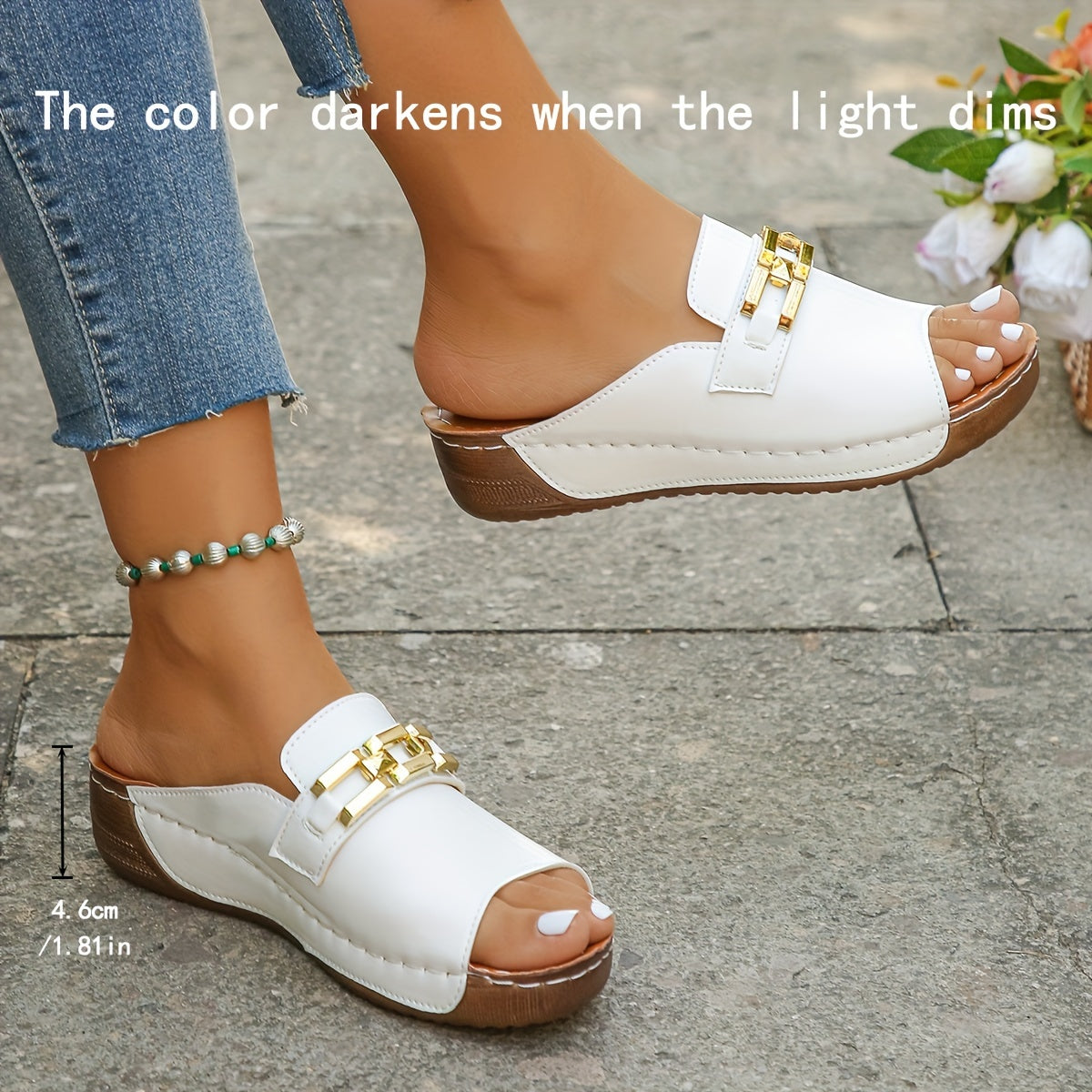 Olfat12 Square Sandals
