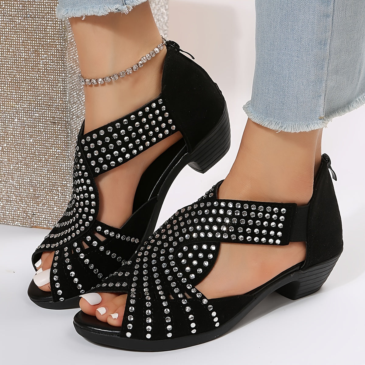 Sedona3 Rhinestone Sandals
