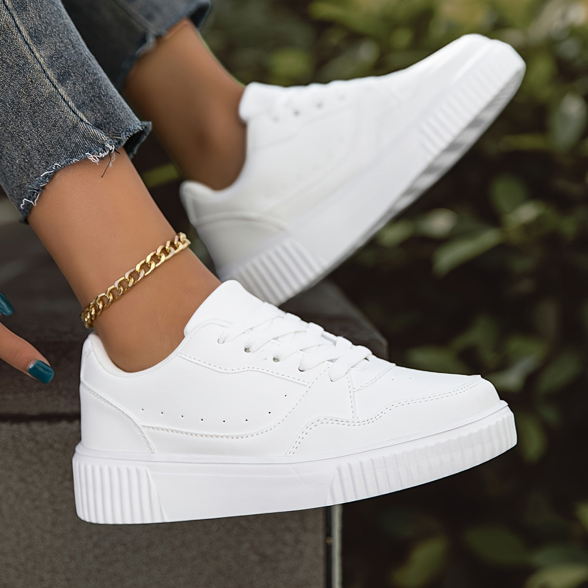 Faux Flat Sneakers