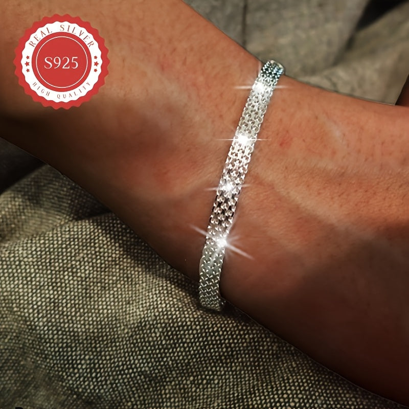 Barbara Silvery Chain Plated Bracelet