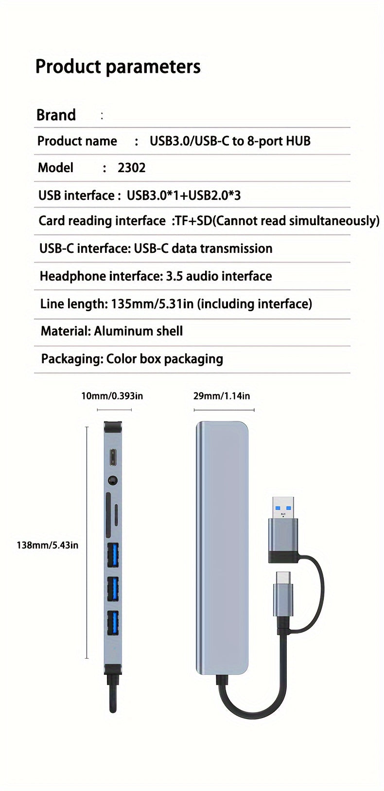 All in one splitter Hub