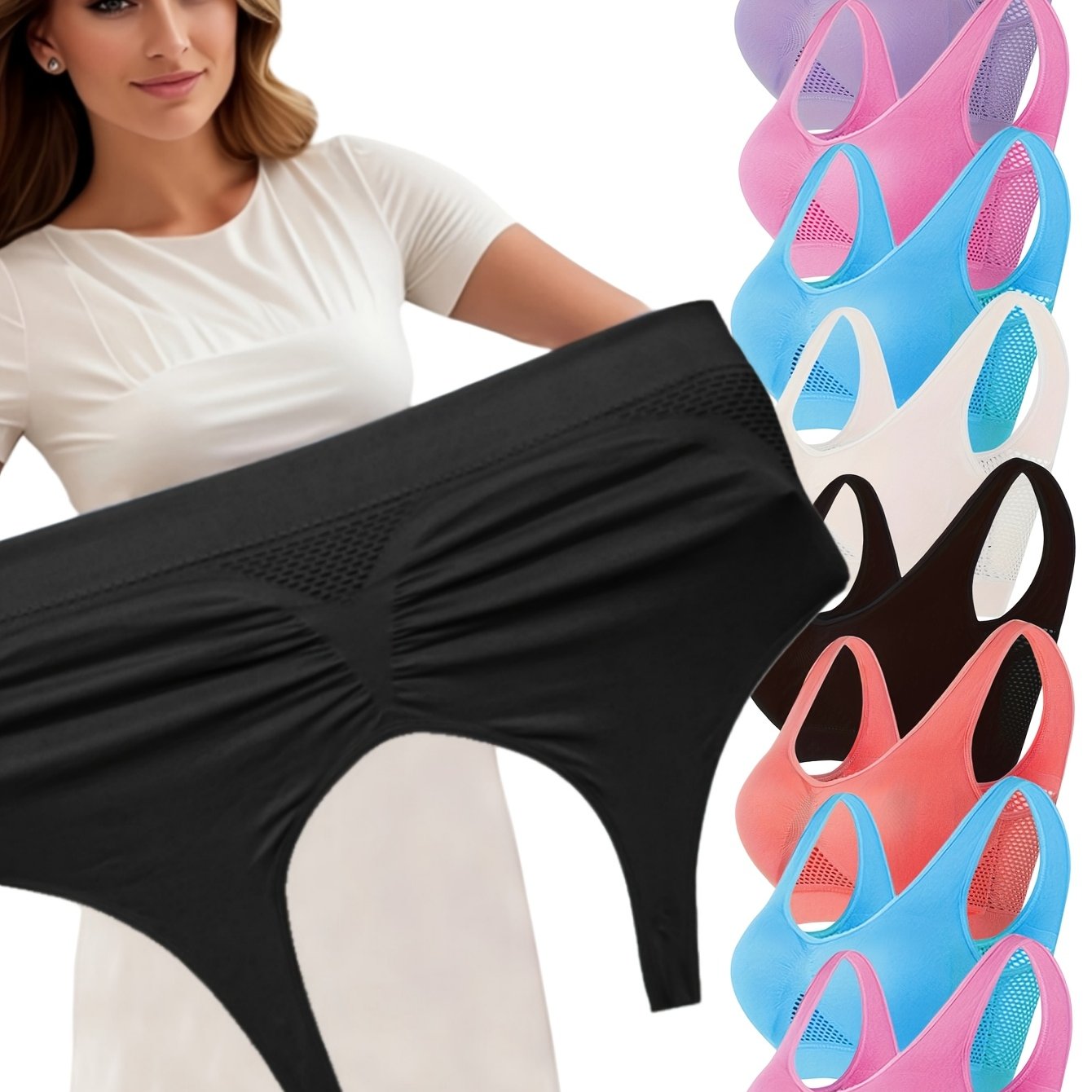 Evelyne 8-Pack Sports Bras