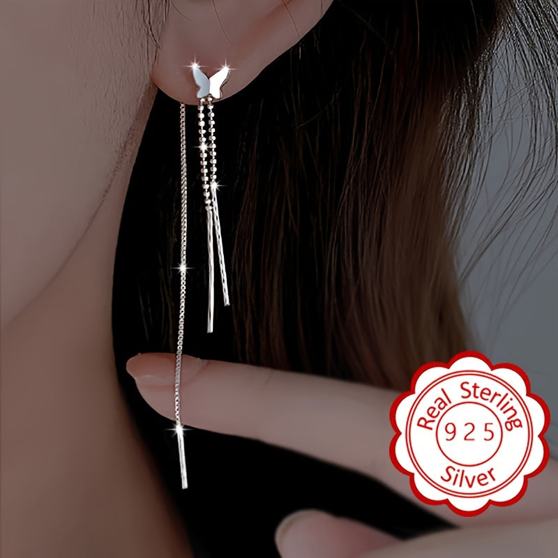 Butterfly Tassel Earrings