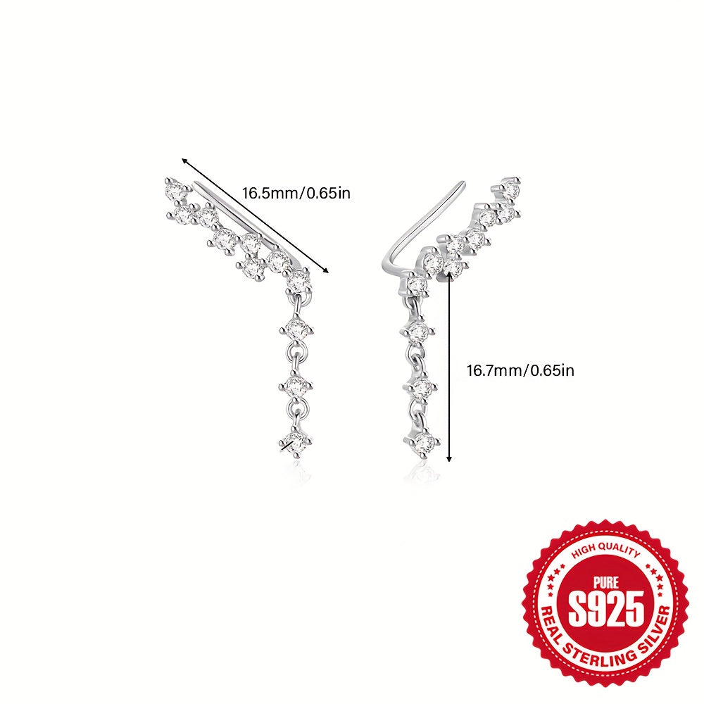 Athena Double Row Tassel Earrings