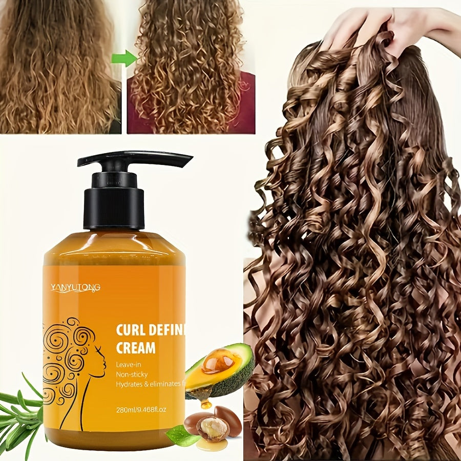 Moroccan Argan Oil Volumizing Curl Defining Cream