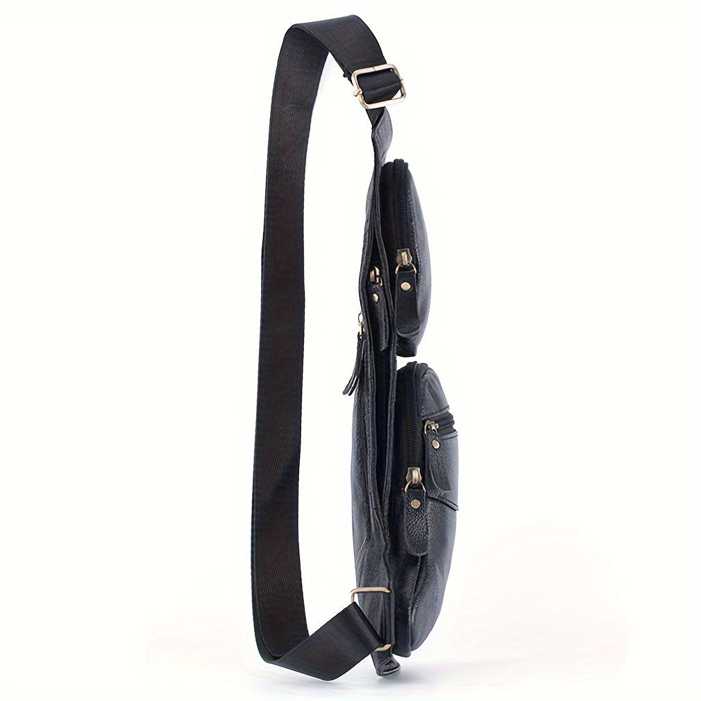 Vintage Genuine Leather Sling Bag
