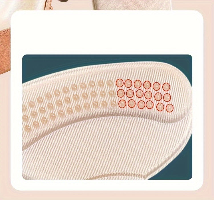 Durable Adjustable Heel Pads with Anti-Slip Stabilizers