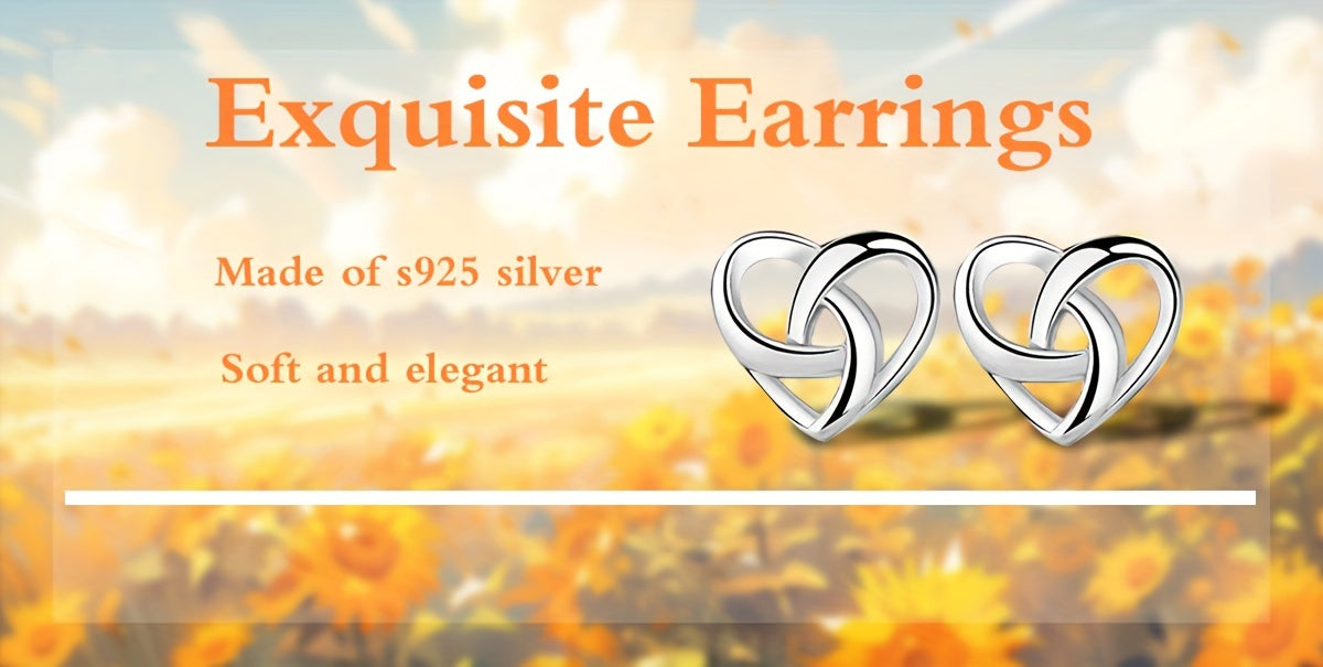Leilani Heart-shaped Infinite Earrings