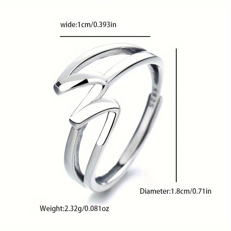 Ocheen Geometric Line Ring