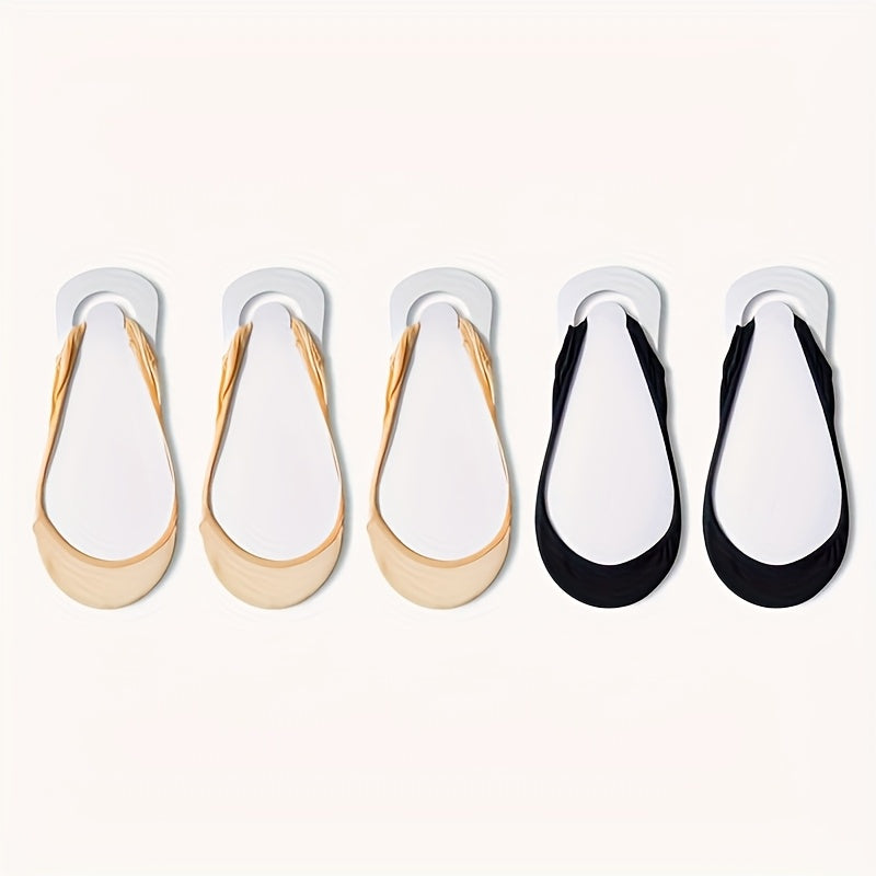 5 Pairs Of Women's Boat Socks