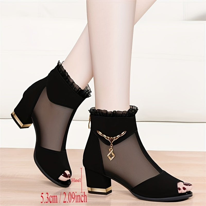 Austin9 Chunky Heel Sandals