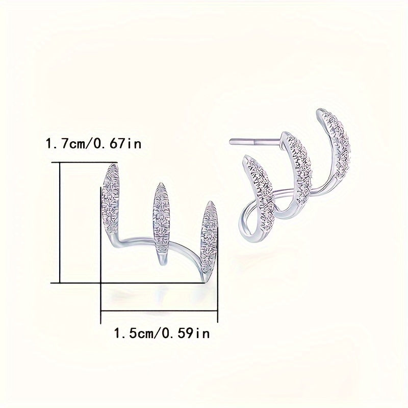 Nayera Inlaid Stud Earrings