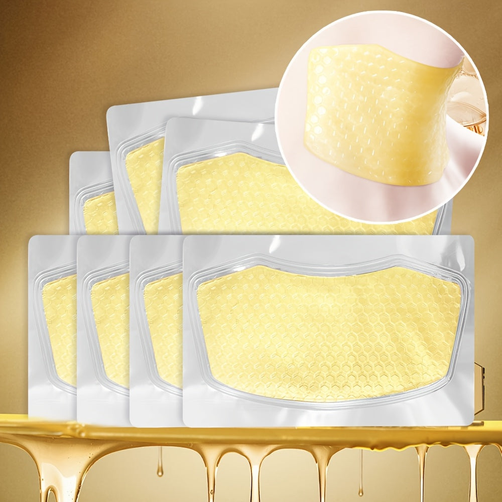 ILISYA 5pcs Golden Collagen Neck Mask