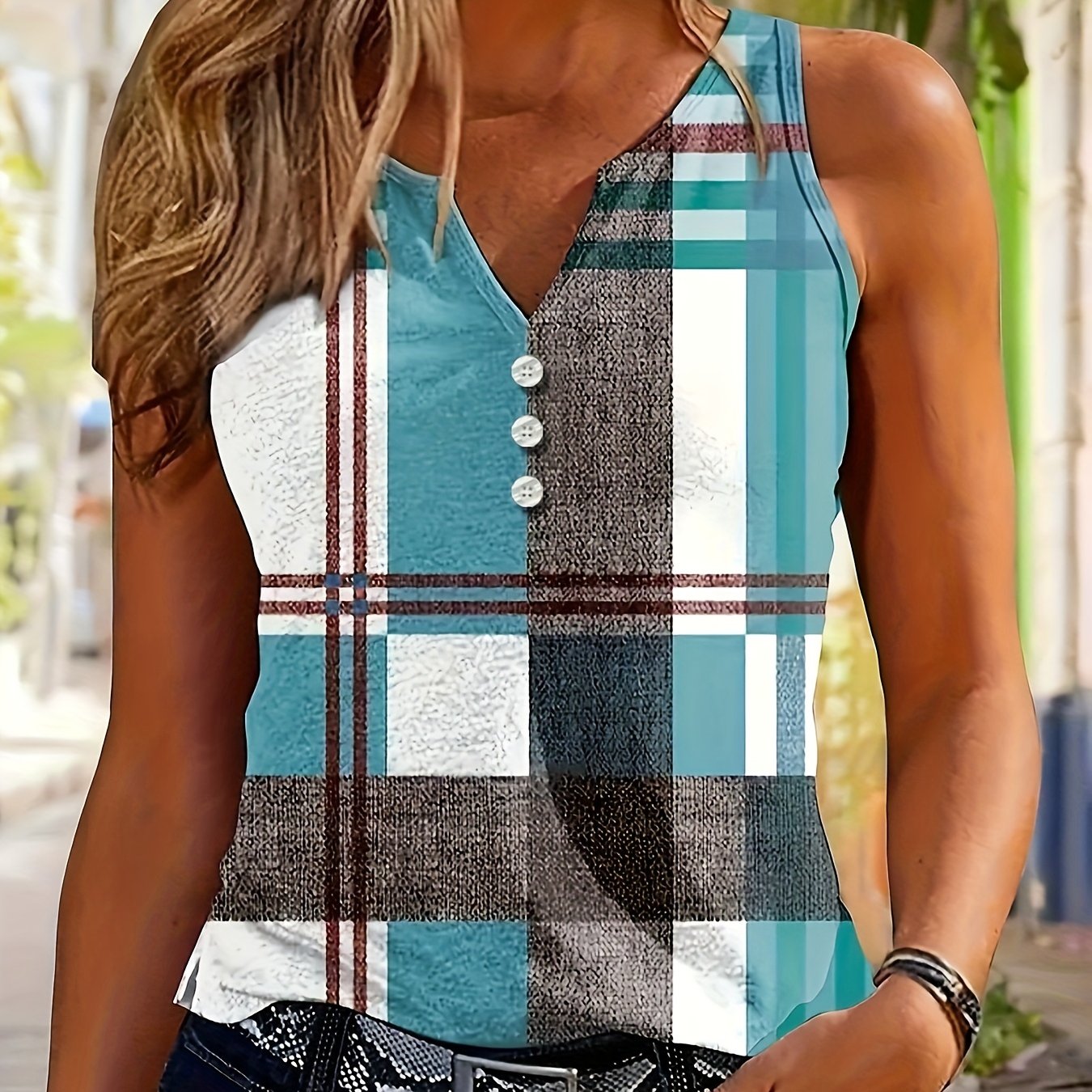 Leah Sleeveless Tank Top