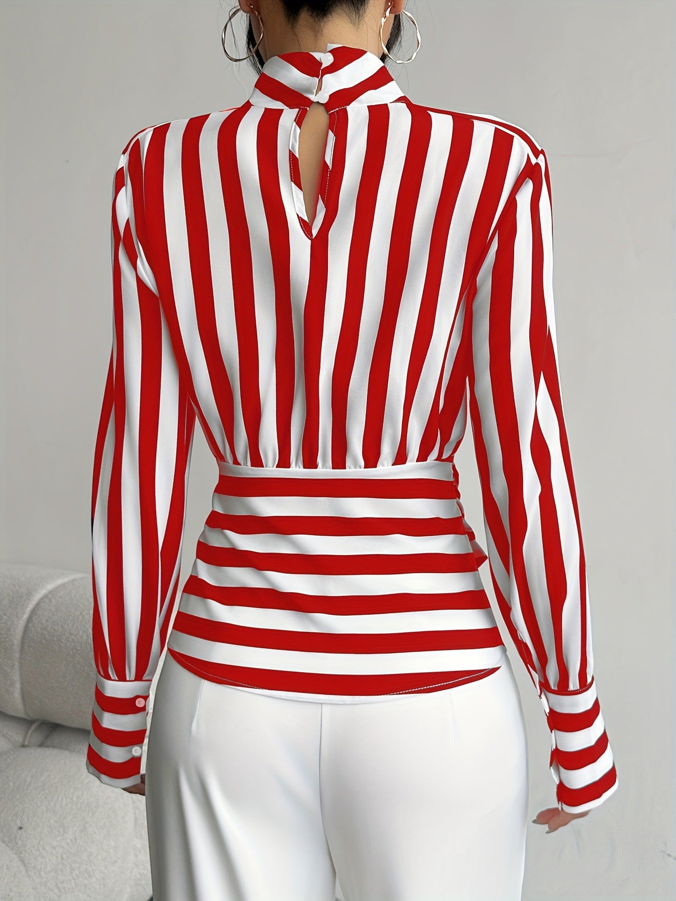Georgia High Neck Blouse