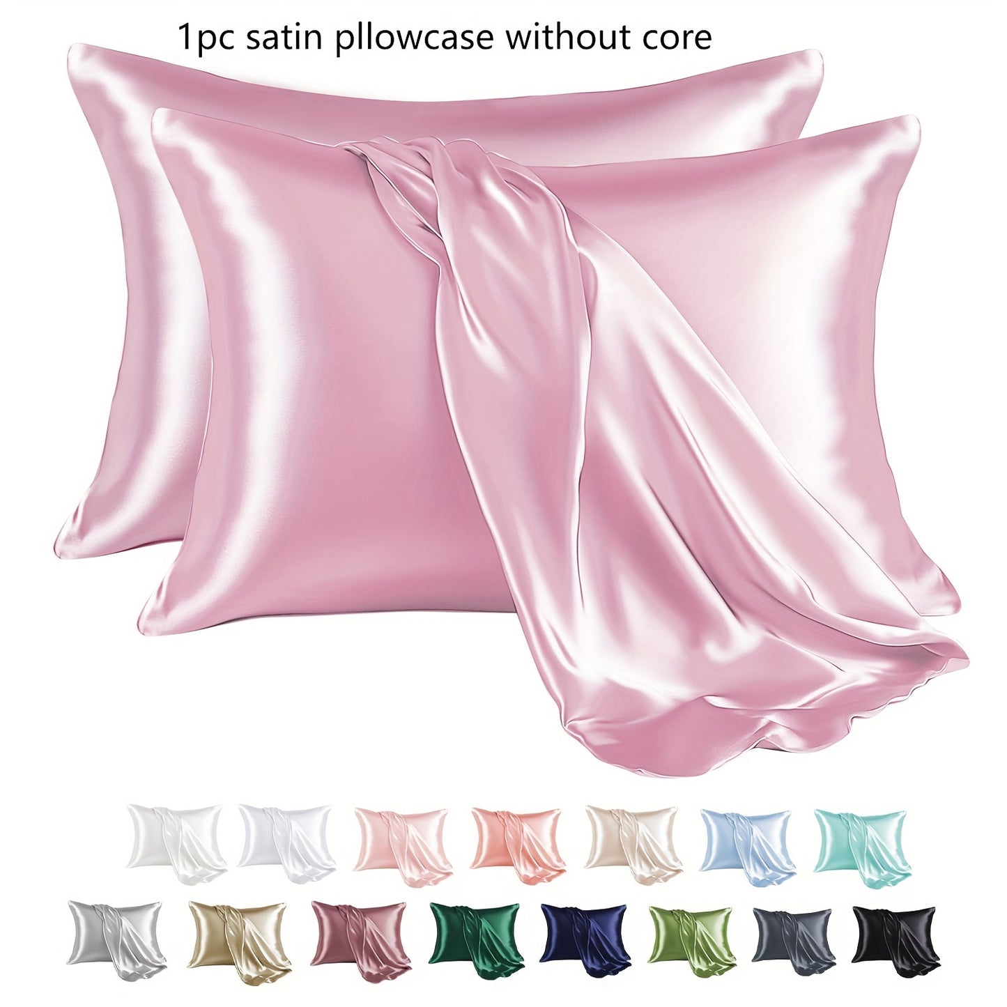 Luxurious Soft 1pc Satin Pillowcase