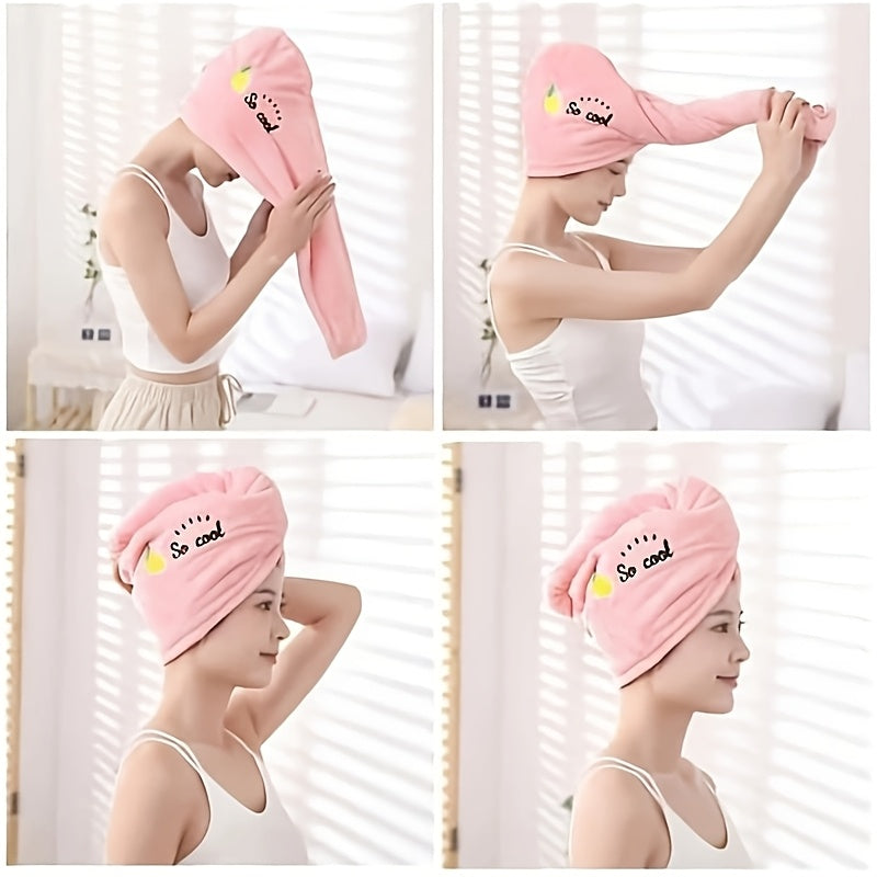 Coral Fleece Hair Towel Turbans
